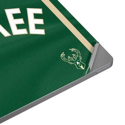NBA Milwaukee Bucks Jersey Universal Laptop 13in (10.6 x 7.6in) Skin